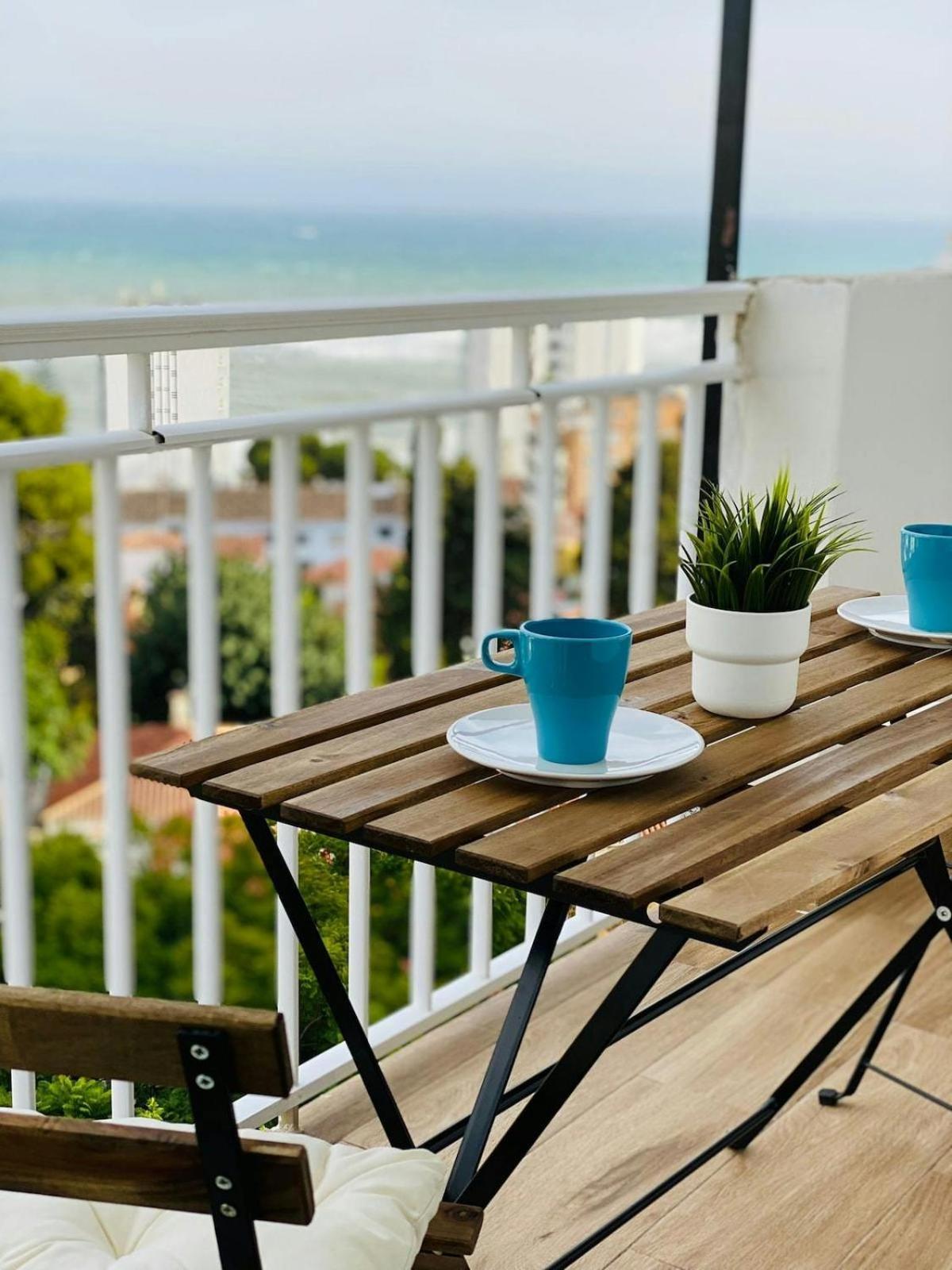 Moderno Apartamento con Vistas al Mar -Benalmádena Exterior foto